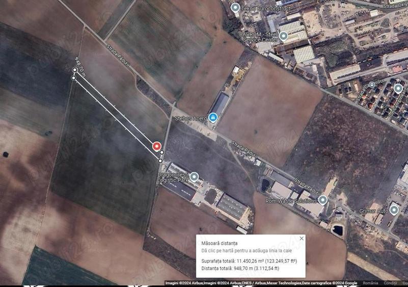 Teren de 11300 mp, în Central