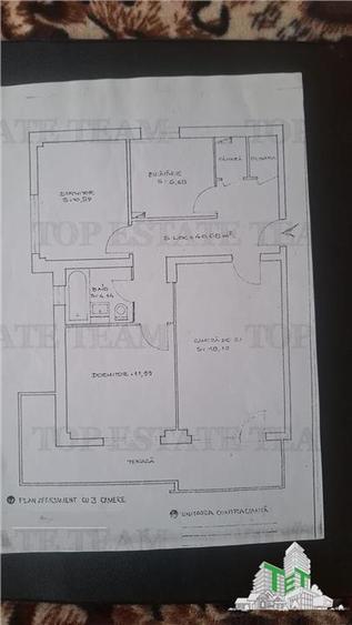 Apartament cu 3 camere decomandat în Kiseleff