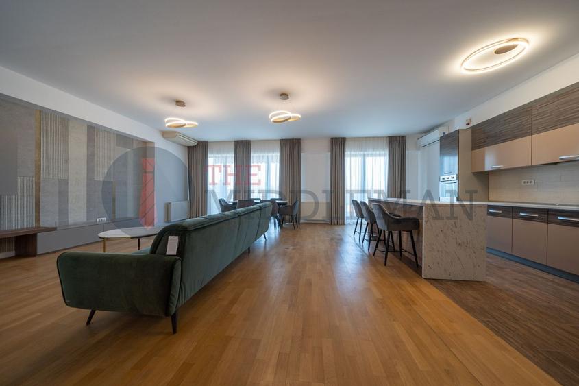 Apartament cu 4 camere decomandat, mobilat în Herăstrău — fotografia 2