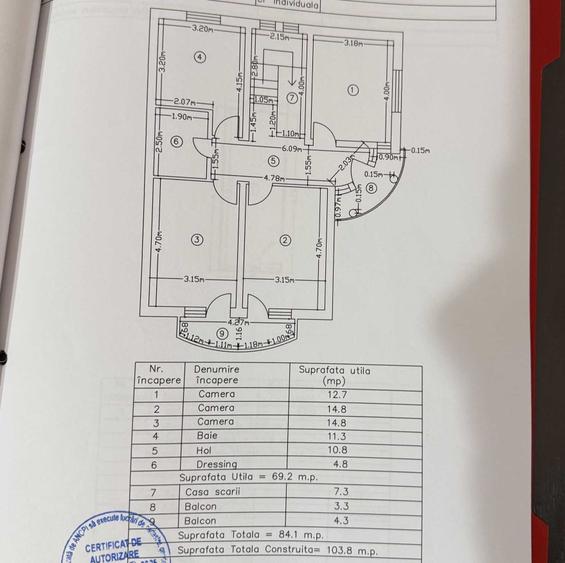 Casă cu 4 camere în Căzănești