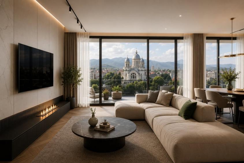 Apartament premium 3 camere | Terasă 17,8 mp | Vedere panoramică | Ultracentral - 1
