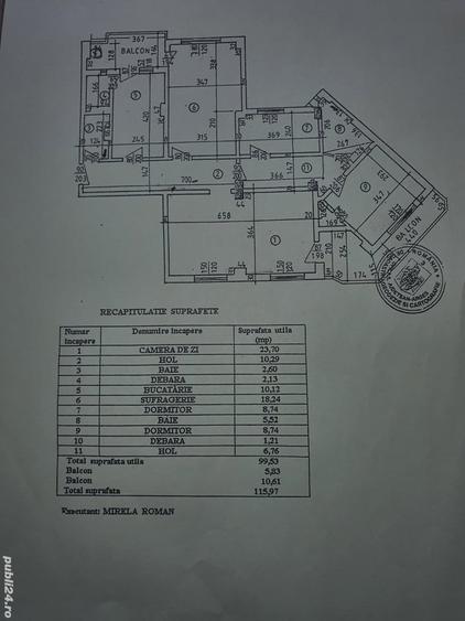 Apartament cu 5 camere decomandat în Găvana