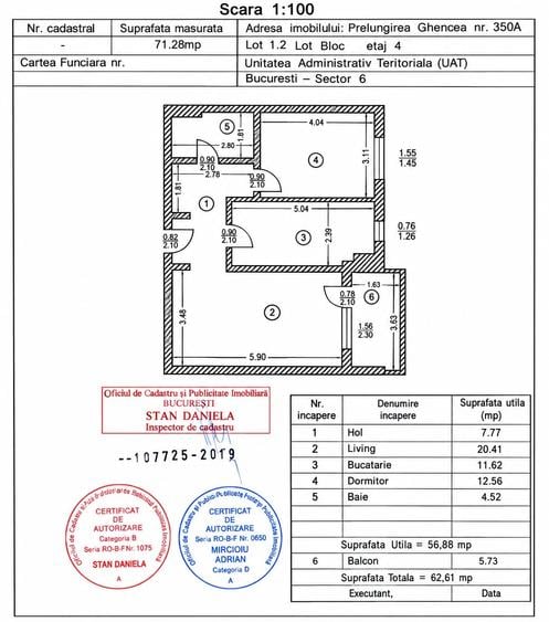 Apartament cu 2 camere decomandat, mobilat în Prelungirea Ghencea