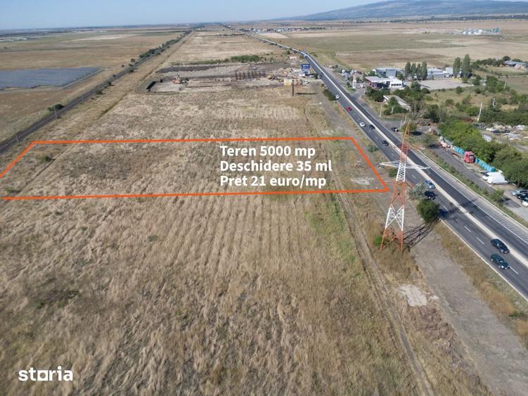 Teren de 5000 mp, în Central