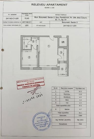 Apartament cu 2 camere semidecomandat, mobilat în Pantelimon