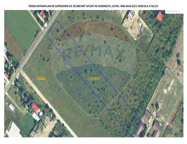 Teren agricol intravilan de 10000 mp, în Domnești