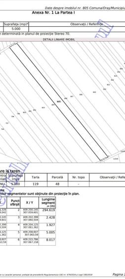 Teren agricol extravilan de 5000 mp, în Preajba
