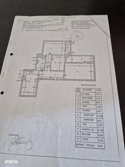 Apartament cu 3 camere decomandat în Pantelimon
