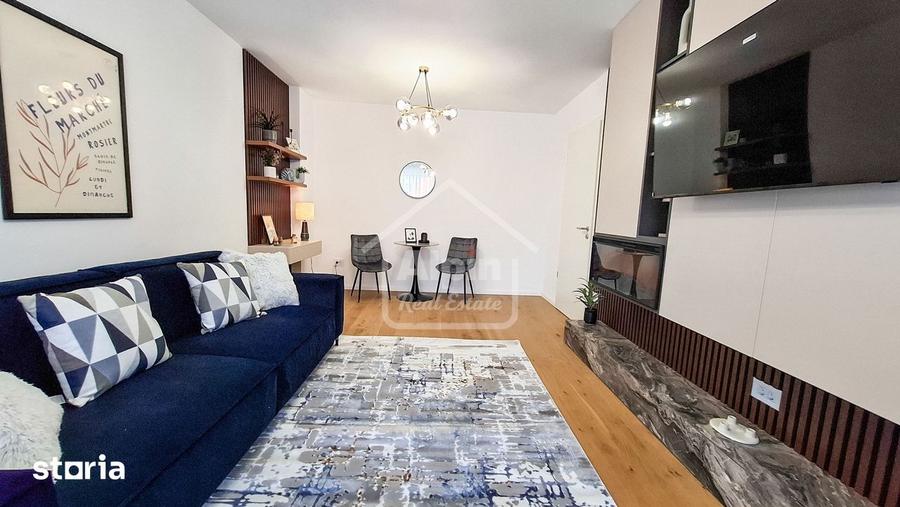 Apartament cu 2 camere decomandat, mobilat în Blumăna