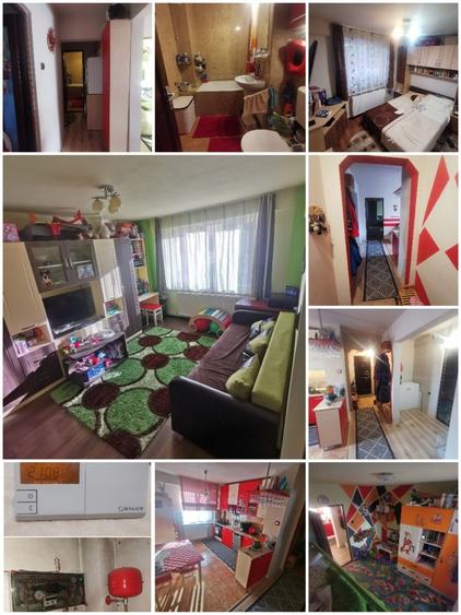 Apartament cu 3 camere semidecomandat în Central