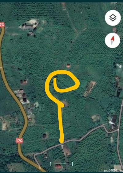 Teren de 7800 mp, în Central