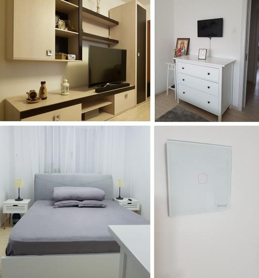 Apartament cu 3 camere semidecomandat în Central