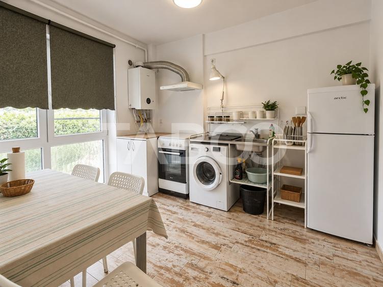 Apartament cu 2 camere semidecomandat, mobilat în Turnișor
