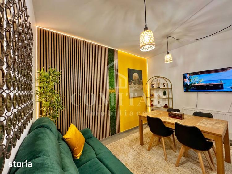 Apartament cu 3 camere, mobilat în Bună Ziua