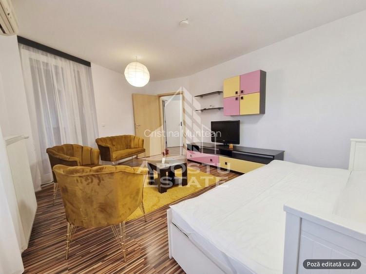 Apartament 1 camera de inchiriat,cu terasa mare, Aradului Nord