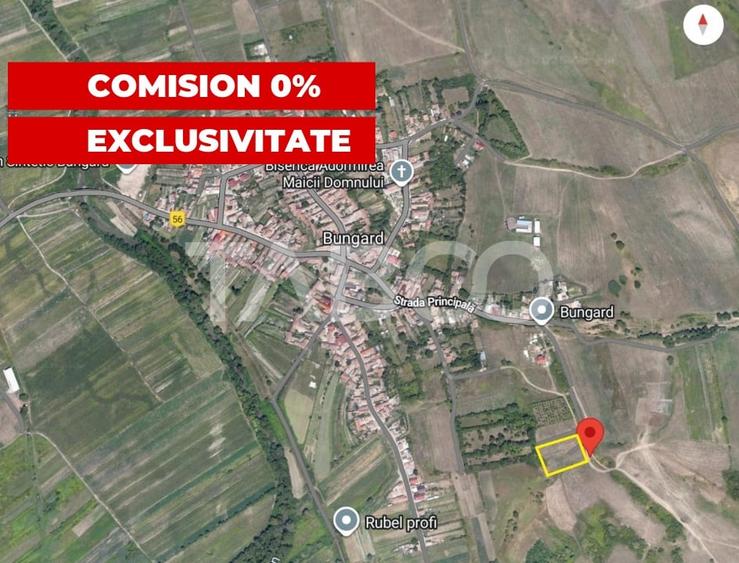 Teren Construcții intravilan de 423 mp, în Bungard