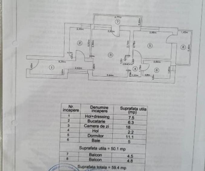 2 Camere | Parcul Carol | Unirii | Bloc 2023 - 12