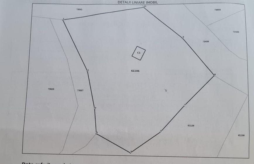 Teren de 619 mp, în Exterior Vest