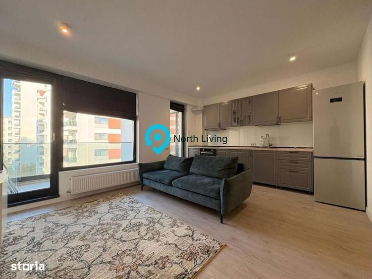 Apartament cu 2 camere, mobilat în Pipera