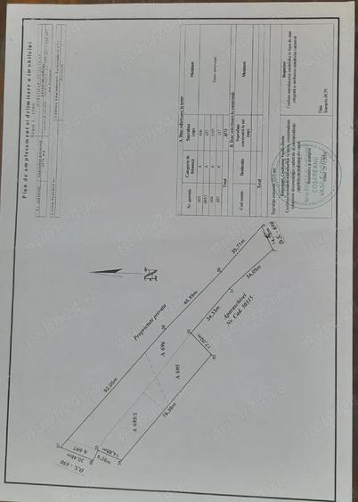 Teren de 3573 mp, în Broscăuți