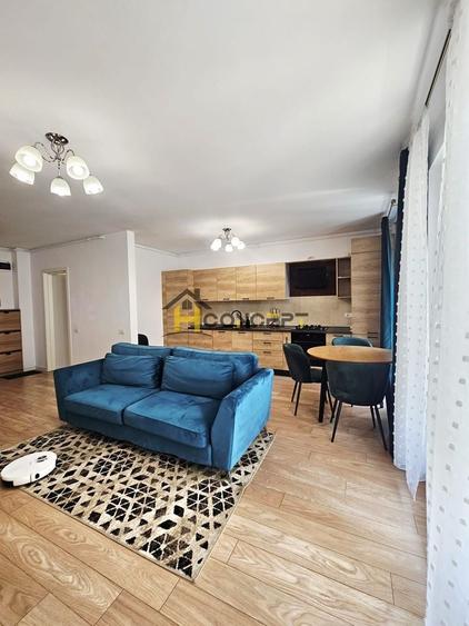 Apartament cu 2 camere decomandat, mobilat în Central