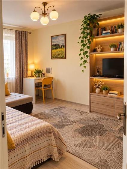 Apartament cu 2 camere decomandat în Vlahuță