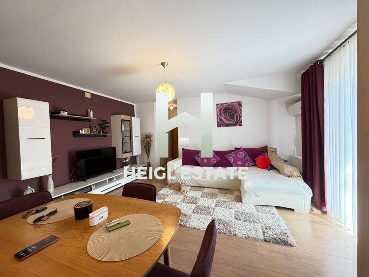 Apartament cu 2 camere semidecomandat, mobilat în Giroc
