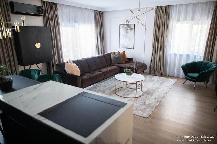 Apartament cu 3 camere semidecomandat, mobilat în Andrei Mureșanu