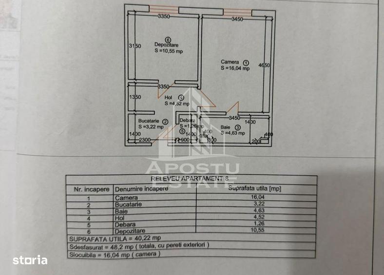 Apartament cu 2 camere decomandat, mobilat în Blașcovici