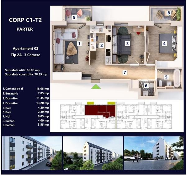 Apartamente noi cu 2 si 3 camere -Rasnov - 3