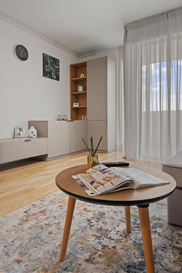 Apartament cu 2 camere decomandat, mobilat în Barbu Văcărescu