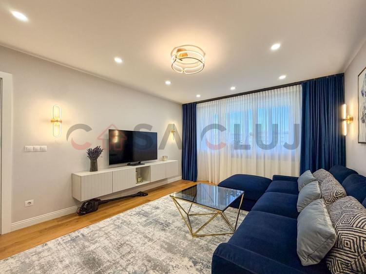Apartament cu 4 camere decomandat, mobilat în Mănăștur