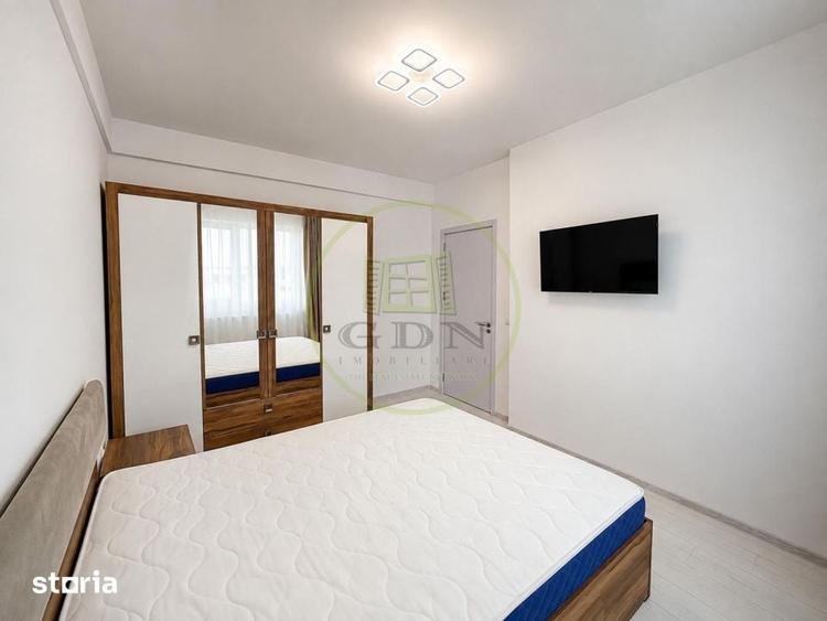 Apartament cu 2 camere semidecomandat, mobilat în Nord