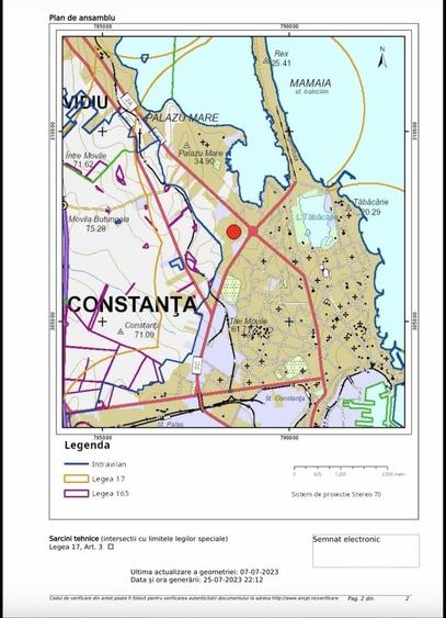Vand teren 500mp/21m zona Dedeman Tomis Nord - 1