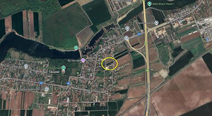 Teren Construcții intravilan de 1748 mp, în Moara Vlăsiei