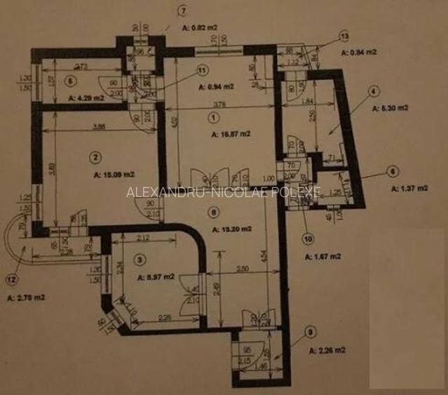 3 camere NEMOBILAT et 2 vila zona Tineretului metrou 600 m