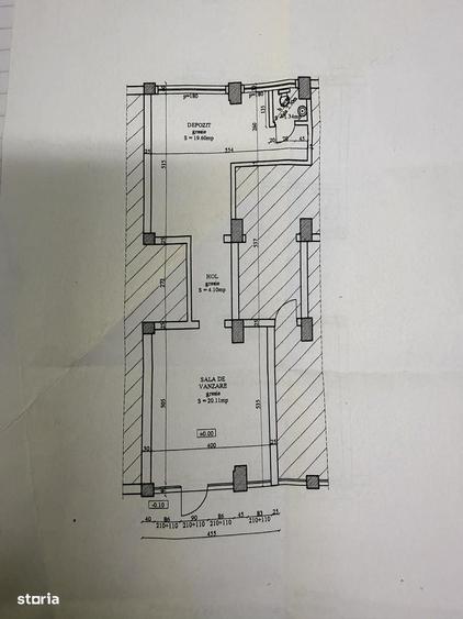 Spațiu comercial, de 45 mp, în Traian