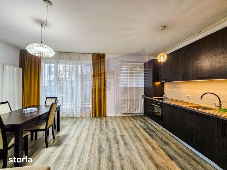 Apartament cu 2 camere, mobilat în Tei