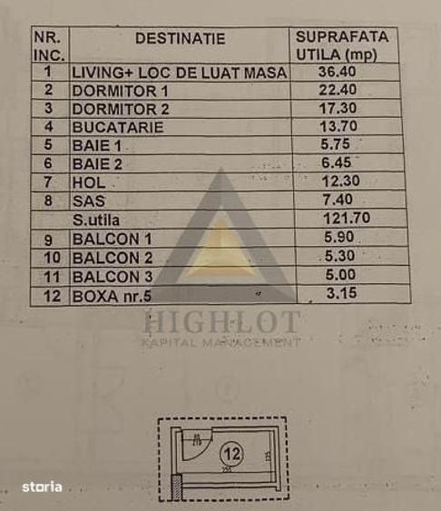 Apartament cu 3 camere în Herăstrău