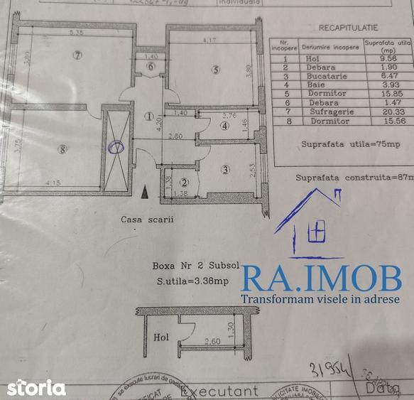 Apartament cu 3 camere decomandat în Ultracentral