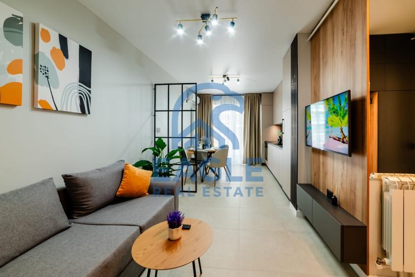 Apartament cu 2 camere nedecomandat, mobilat în Nord