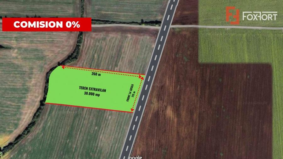Teren agricol extravilan de 30000 mp, în Săcălaz