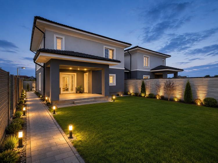 Duplex cu 4 camere cu Canalizare în Moșnița Nouă