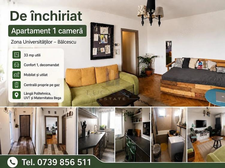 Apartament 1 camera Universitate Politehnica Balcescu - 10