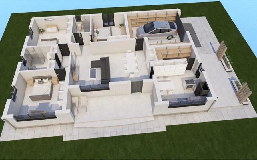 Casă cu Teren 3600 Mp în Vlădești