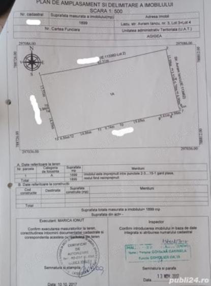 Teren de 1900 mp, în Lazu