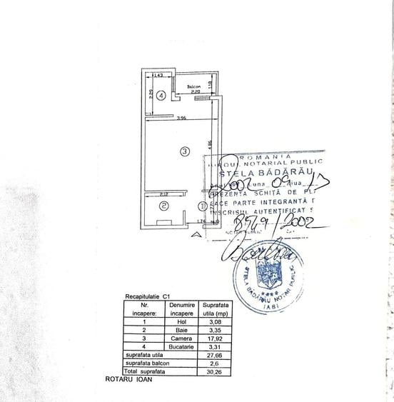Garsonieră decomandată în Tătărași