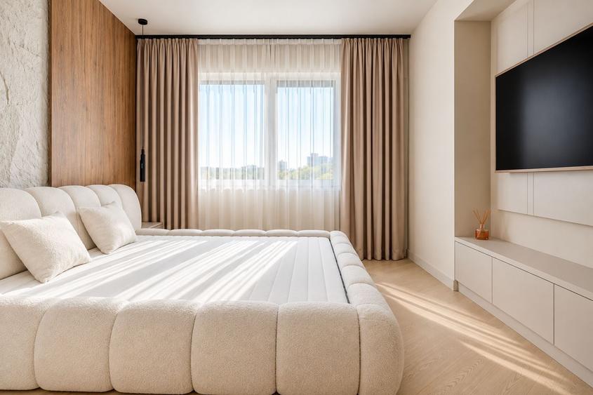 Apartament cu 3 camere decomandat, mobilat în Herăstrău