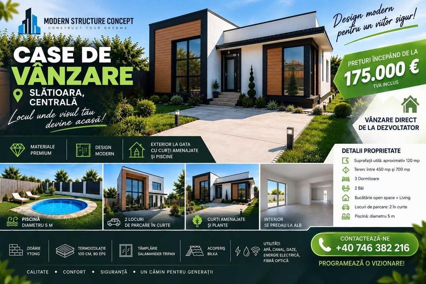 Casă cu 4 camere în Slătioara