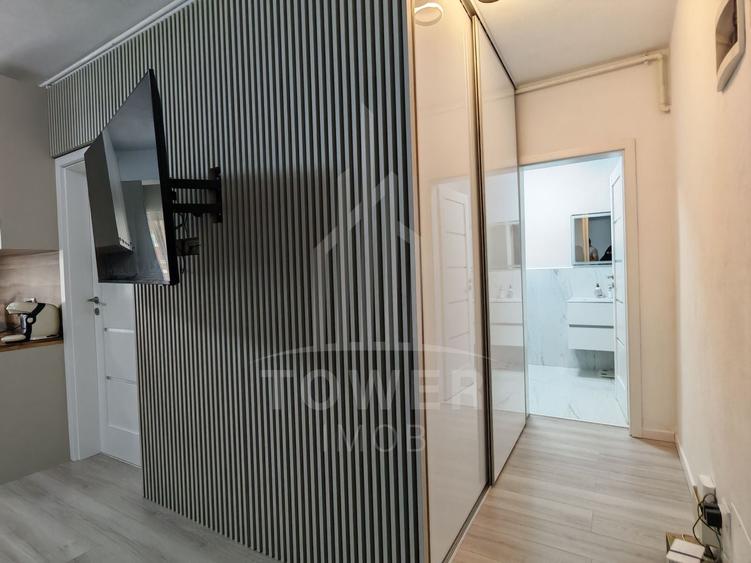 Apartament cu 3 camere decomandat, mobilat în Exterior Vest